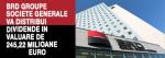 BRD Groupe Societe Generale va distribui dividende in valuare de 245,22 milioane euro